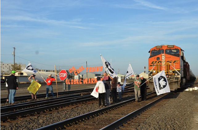 On the tracks at BNSF switchyard 09 29 2016